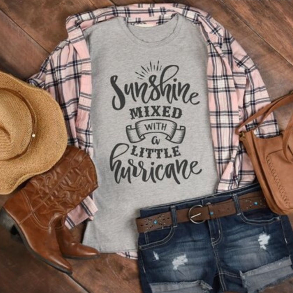 Sunshine mixed with a little hurricane shirt